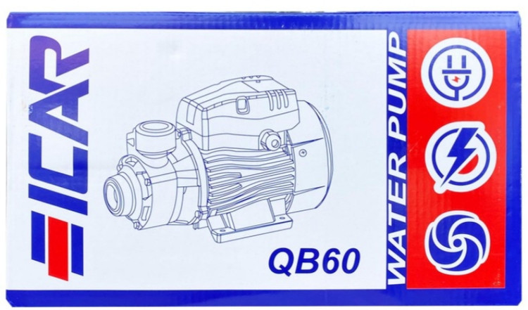 پمپ آب نیم اسب ایکار مدل QB60